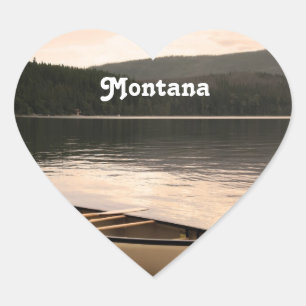 Montana Herz-Aufkleber