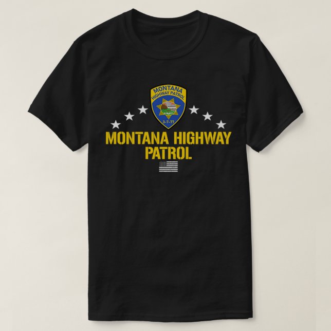 Montana Highway Patrol  T-Shirt (Design vorne)