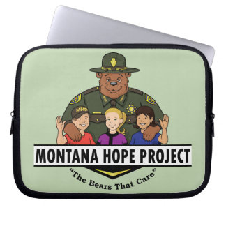 Montana-Hoffnungs-Projektlaptophülse (aquamarin) Laptopschutzhülle