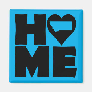 Montana Home Heart State Kühlschrankmagnet Magnet