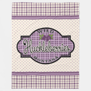Montana Huckleberry Blanket Fleecedecke