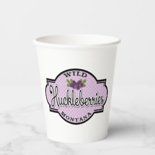 Montana Huckleberry cups Pappbecher