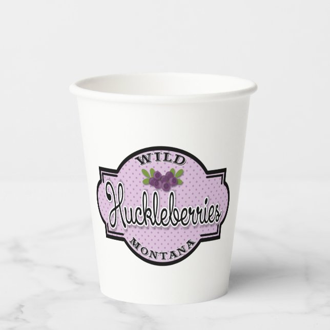 Montana Huckleberry cups Pappbecher (Vorderseite)
