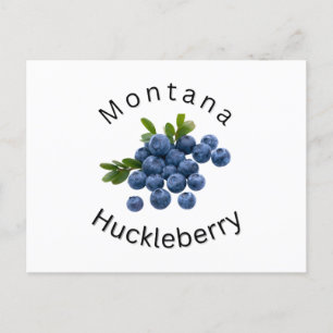 Montana Huckleberry. Montana, Sportsmen, im Freien Postkarte