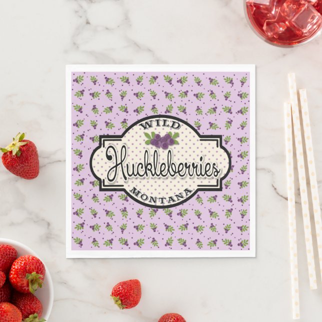 Montana Huckleberry Napkins Serviette (Beispiel)
