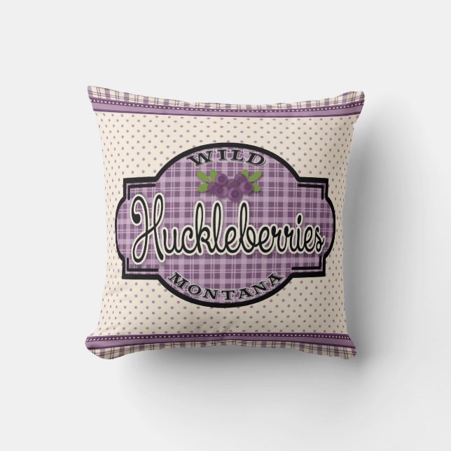 Montana Huckleberry Pillow Kissen (Vorderseite)