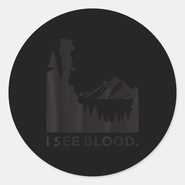 Montana Hunting  Runder Aufkleber (Vorderseite)