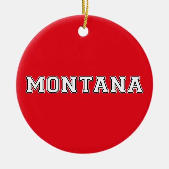 Montana Keramik Ornament (Vorne)