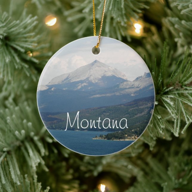 Montana Landschaftliche Landschaft Keramik Ornament (Baum)