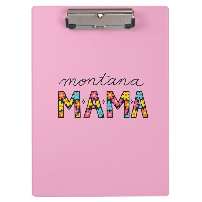 Montana Mama Clipboard Klemmbrett (Vorderseite)