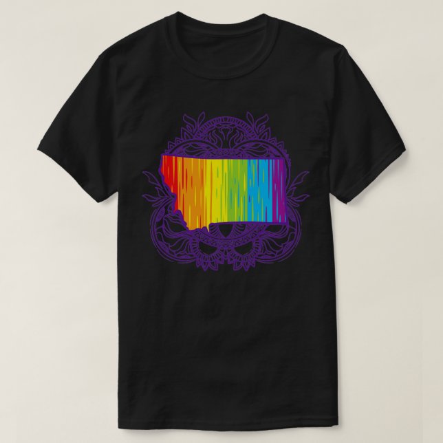 Montana Mandala Pride T-Shirt (Design vorne)