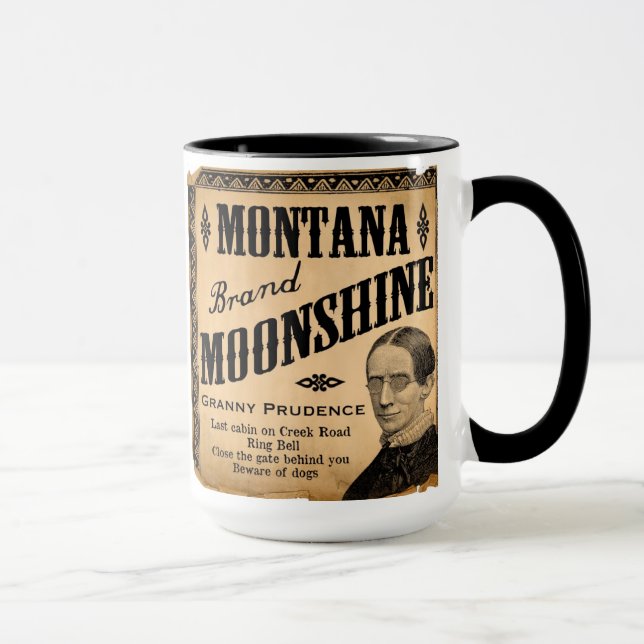 Montana Moonshine Kaffee-Tee-Tasse Tasse (Rechts)