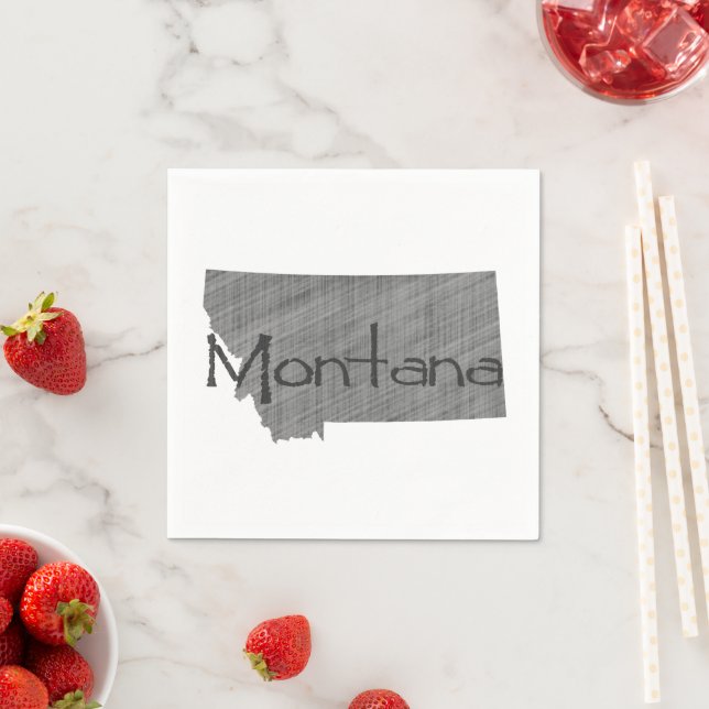 Montana Paper Party Napkins Serviette (Beispiel)