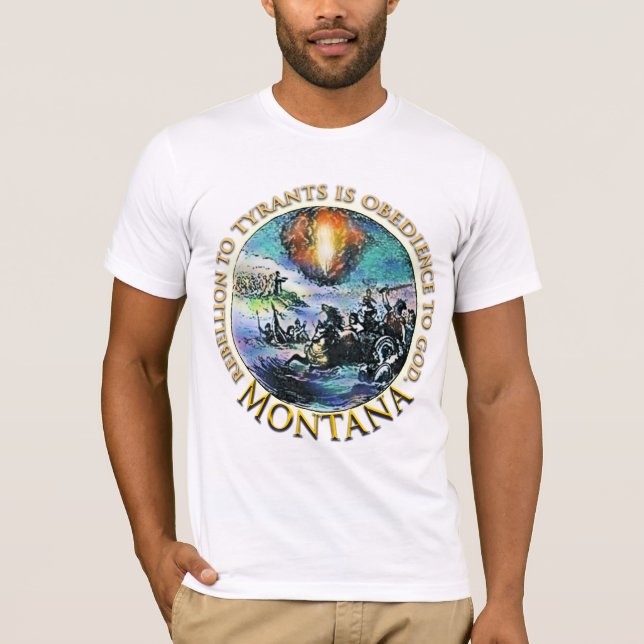 Montana Patriotic T - Shirt (Vorderseite)