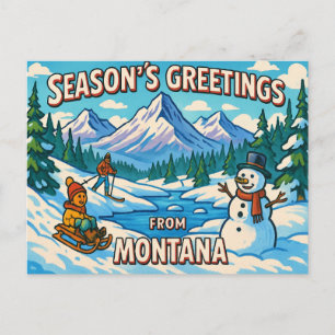 MONTANA Postcard Postkarte