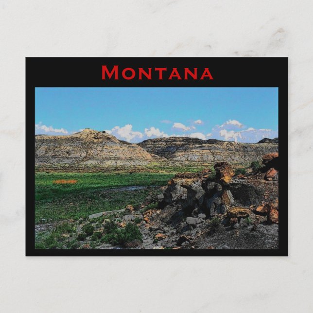 Montana Postcard Postkarte (Vorderseite)