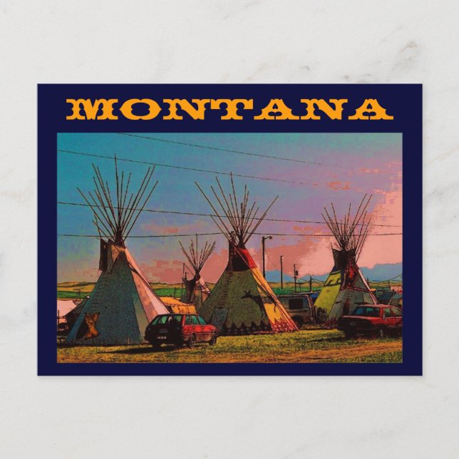 Montana Postcard Postkarte (Vorderseite)