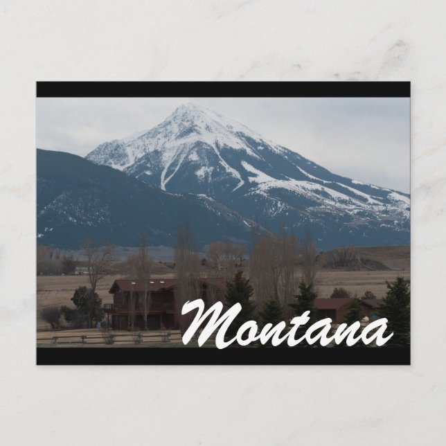 MONTANA POSTKARTE (Vorderseite)