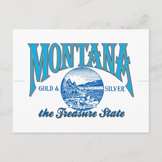 Montana Postkarte (Vorderseite)