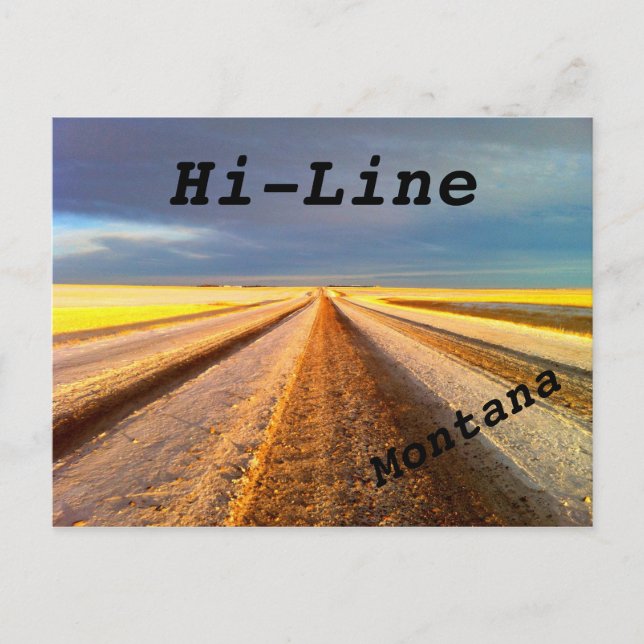 Montana-Postkarte Postkarte (Vorderseite)