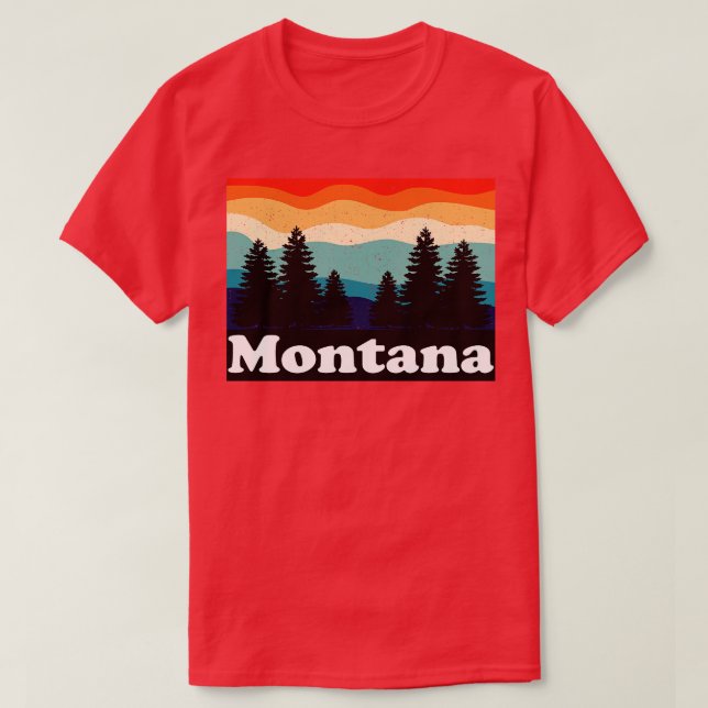 Montana Retro T-Shirt (Design vorne)