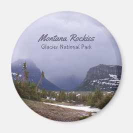 Montana Rockies Glacier Nationalpark Landschaft Magnet