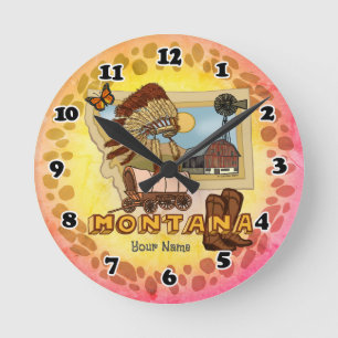 Montana Runduhr Runde Wanduhr