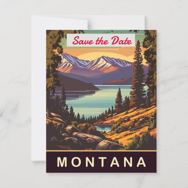 Montana Save The Date (Vorderseite)