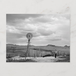 Montana-Schafranch, 1942 Postkarte