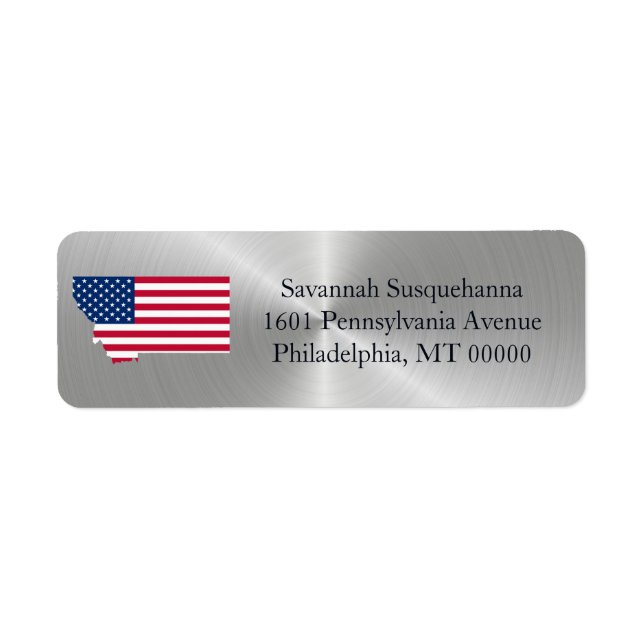 Montana Silver American Flag Patriotic (Vorne)