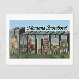 Montana Snowbowl, Montana Postkarte