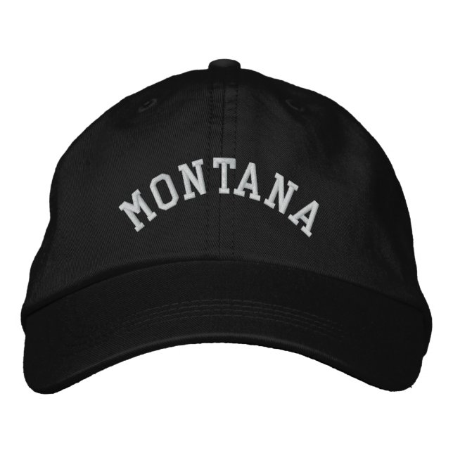 Montana Staat bestickt Bestickte Baseballkappe (Vorderseite)