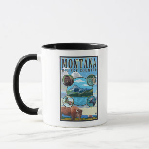 Montana Staat Scenes Tasse