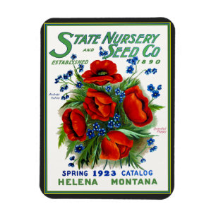 Montana Staat Seed Magazine Cover Magnet