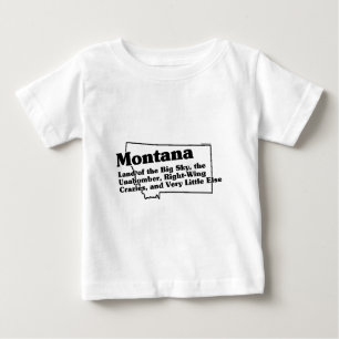 Montana Staat Slogan Baby T-shirt