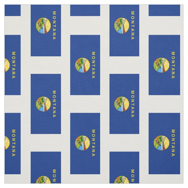 Montana-Staats-Flagge Stoff (Muster)