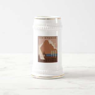 Montana State: Indianerstämme, Berge, Prärie Bierglas