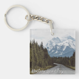 Montana-Straßen-Reise-landschaftliche Schlüsselanhänger