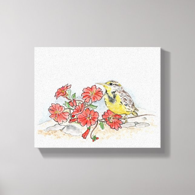 Montana Stretched Canvas Print Leinwanddruck (Vorderseite)