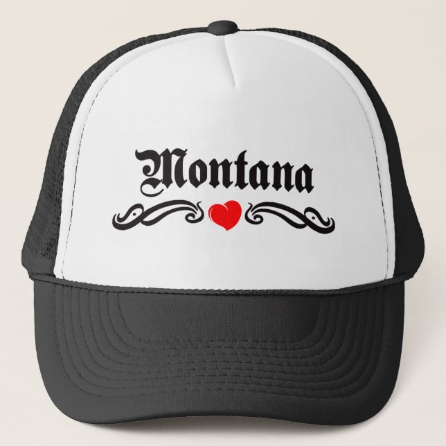 Montana Tattoo Truckerkappe (Vorderseite)