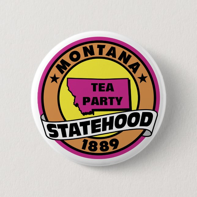 MONTANA-TEE-PARTY-STAAT BUTTON (Vorderseite)