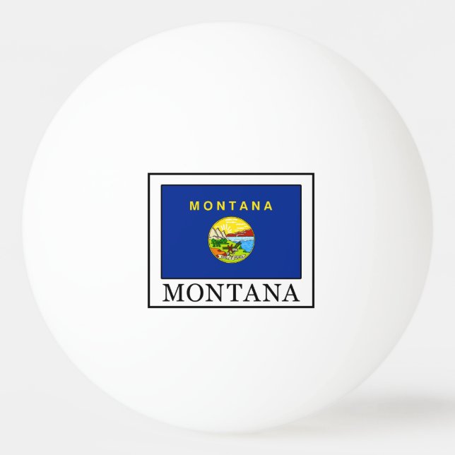 Montana Tischtennisball (Vorderseite)
