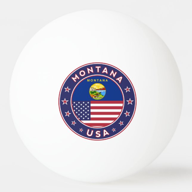 Montana Tischtennisball (Vorderseite)