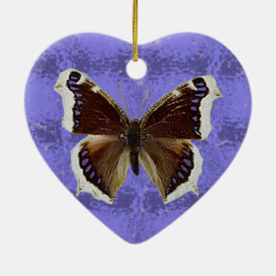 Montana-Trauer-Mantel-Schmetterling Keramikornament