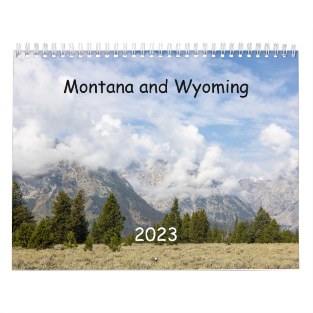 Montana und Wyoming-Kalender Kalender (Titelbild)