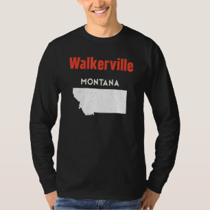 Montana USA Bundesstaat Amerika Reise Montanan Wal T-Shirt