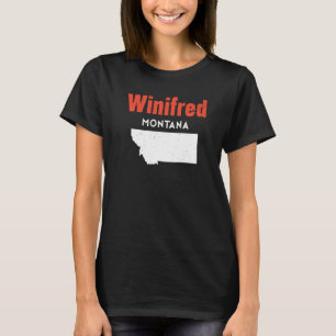 Montana USA Bundesstaat Amerika Reise Montanan Win T-Shirt