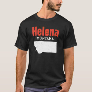 Montana Usa Staat America Travel Montana Helena T-Shirt