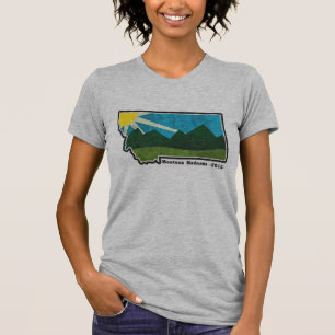 Montana-Verrücktheit Bitterroot See T-Shirt
