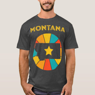 Montana Vintag Distressed Souvenir1 T-Shirt